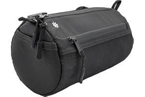 Lumiere & Co. Bike Handlebar Bag – Minimalist Design – 3 Size options, Multiple Colors – Clip Straps, Hook & Loop, Shoulder Strap