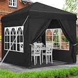 YITAHOME 2.5x2.5M Pop Up Gazebo Heavy Duty Marquee Dark Grey view 2
