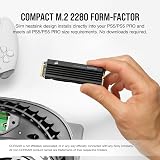 Corsair MP600 PRO LPX 1TB M.2 NVMe PCIe Gen4 SSD PS5 Ready 7100MB/s Read view 3
