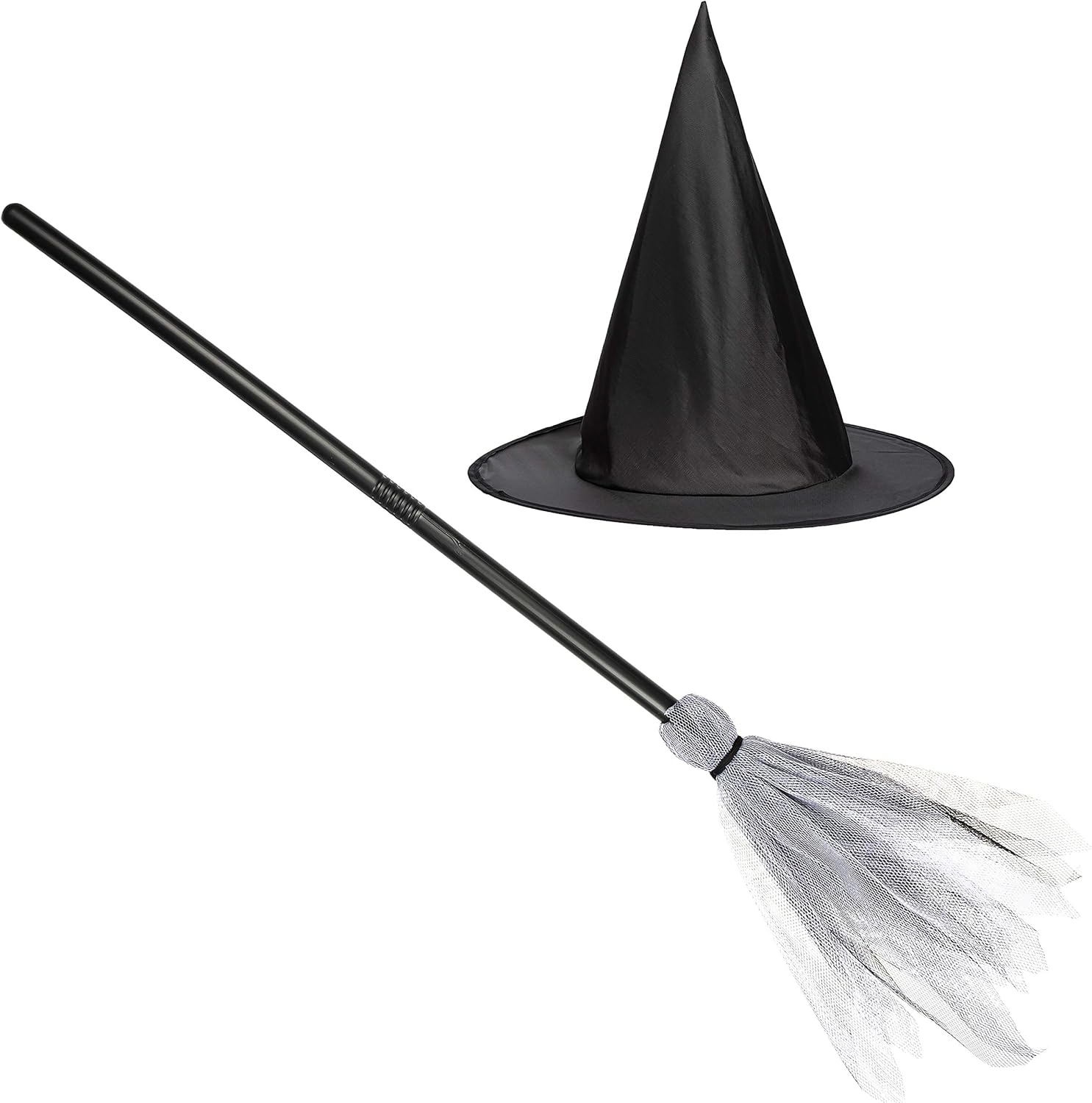 Children's Witch Hat and Broomstick World Book Day and Halloween Kid