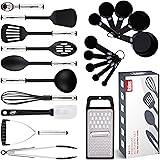 Kitchen Utensils Set Cooking Utensil Sets Kitchen Gadgets, Pots and Pans set Nonstick and Heat Resistant, 35 Pcs Nylon and St