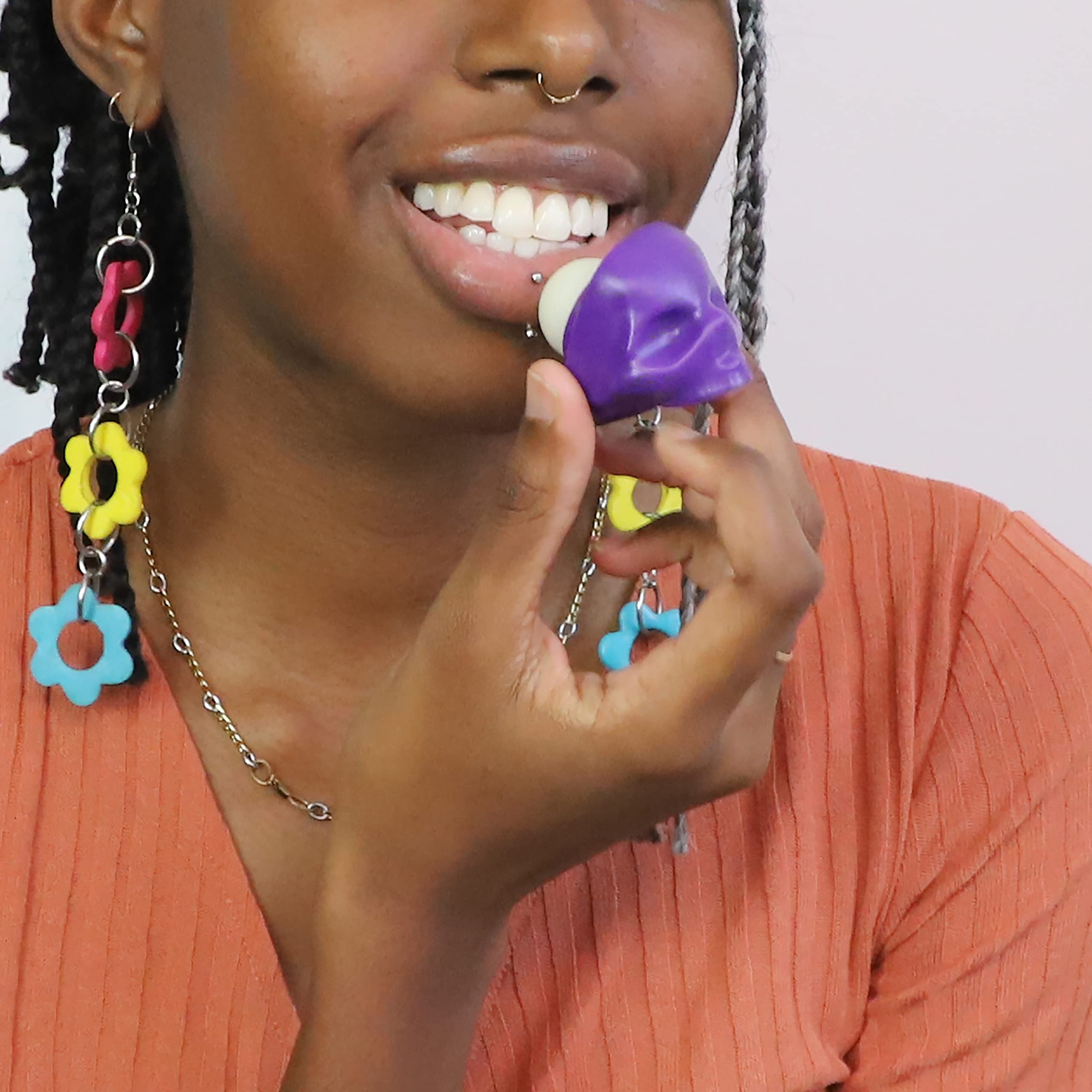 Rebels Refinery 3-Piece Neapolitan Skull Lip Balm Bundle - Passion Fruit, Black Mint & White Vanilla