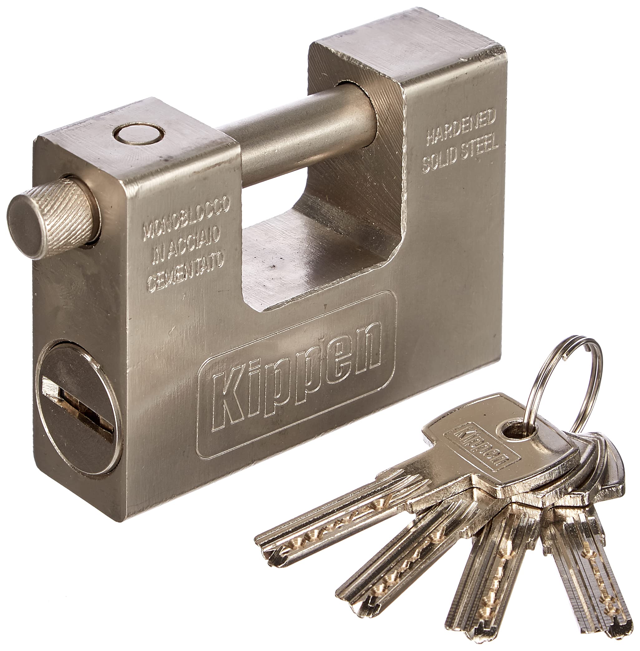 KIPPEN 2010E Hardened Padlock 90 mm. with Key from The European Profile