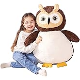 IKASA Giant Owl Stuffed Animal Plush Toy, 23 Inches Large Huge Plushie Toys for Kids Girls Boys Girlfriend Children
