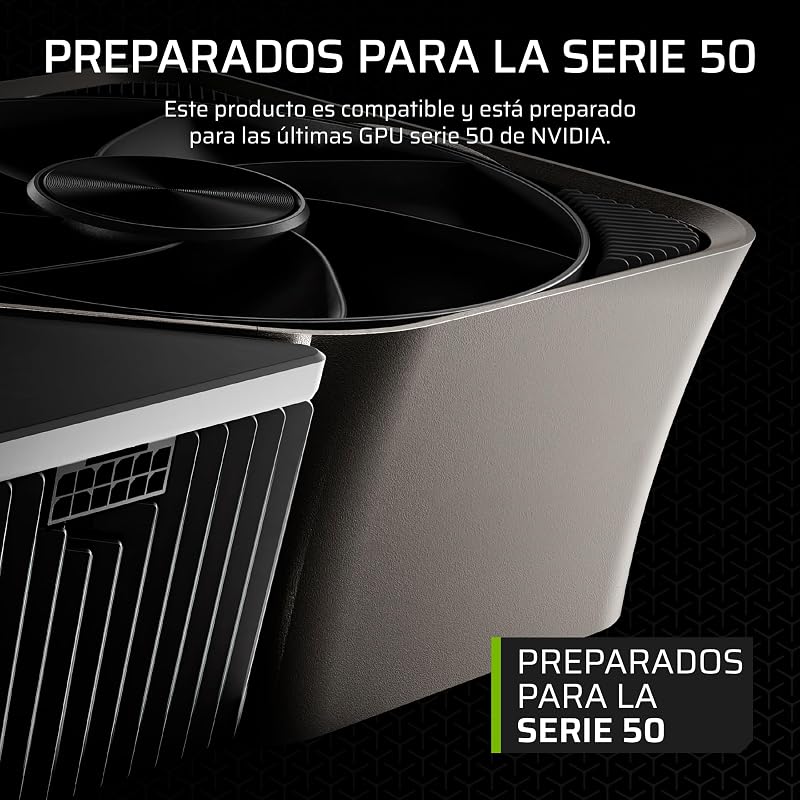 RM750e (2025) Fuente de Alimentación ATX Totalmente Modular de Bajo Ruido con Cable 12V-2x6 – Compatible con ATX 3.1 y PCIe 5.1, Eficiencia Cybenetics Gold, Condensadores a 105°C – Blanco