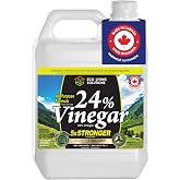 Eco Living Solutions 24% Pure Vinegar 5X Stronger Than Vinegar | Concentrated Industrial Grade - 1 Gallon