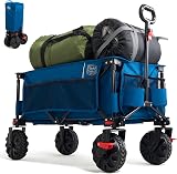 TIMBER RIDGE Festival Trolley on Wheels 200L Foldable with Brakes 100kg