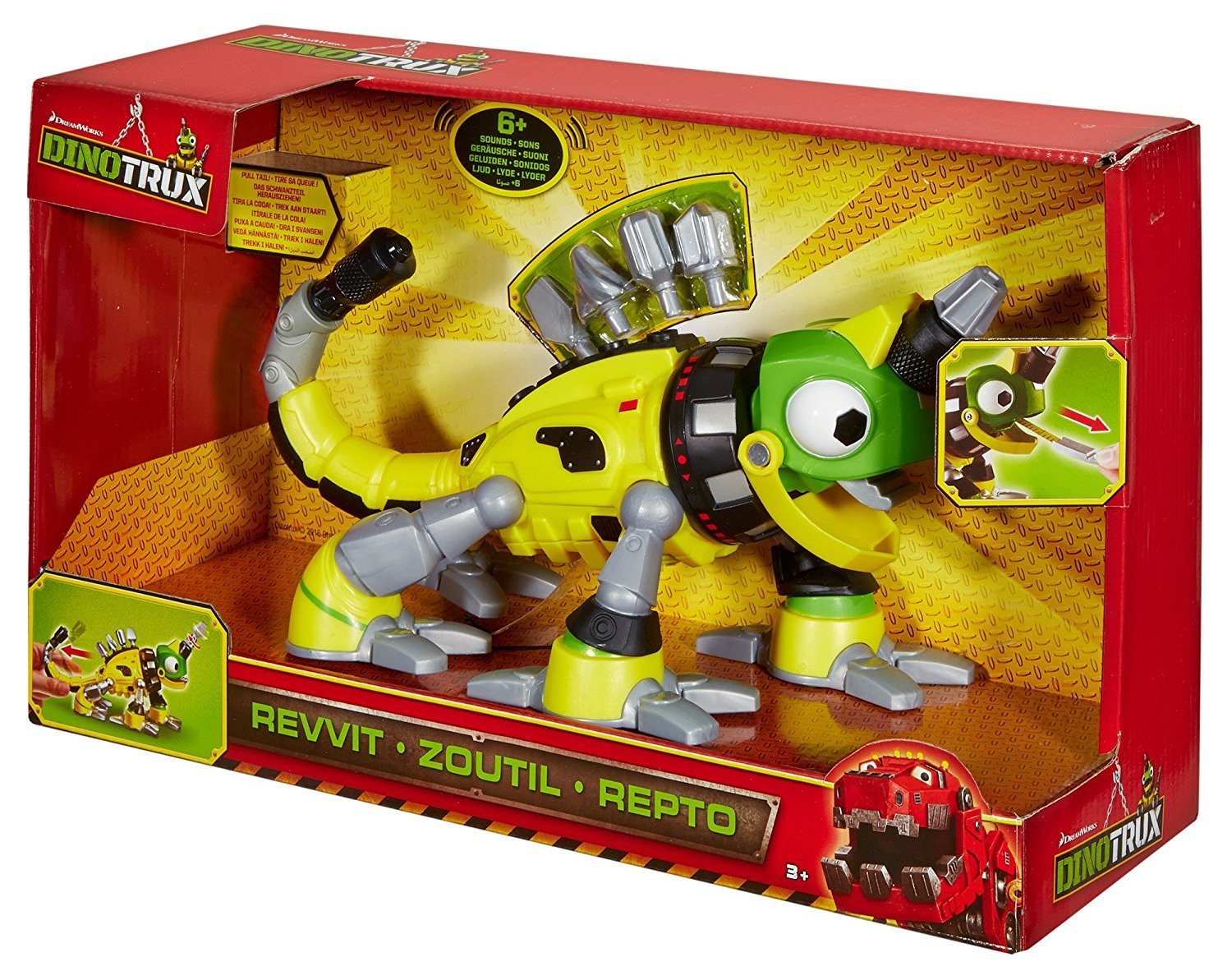 Mattel DPC58, the Dinotrux hero repto, miniature models Amazon.co.uk