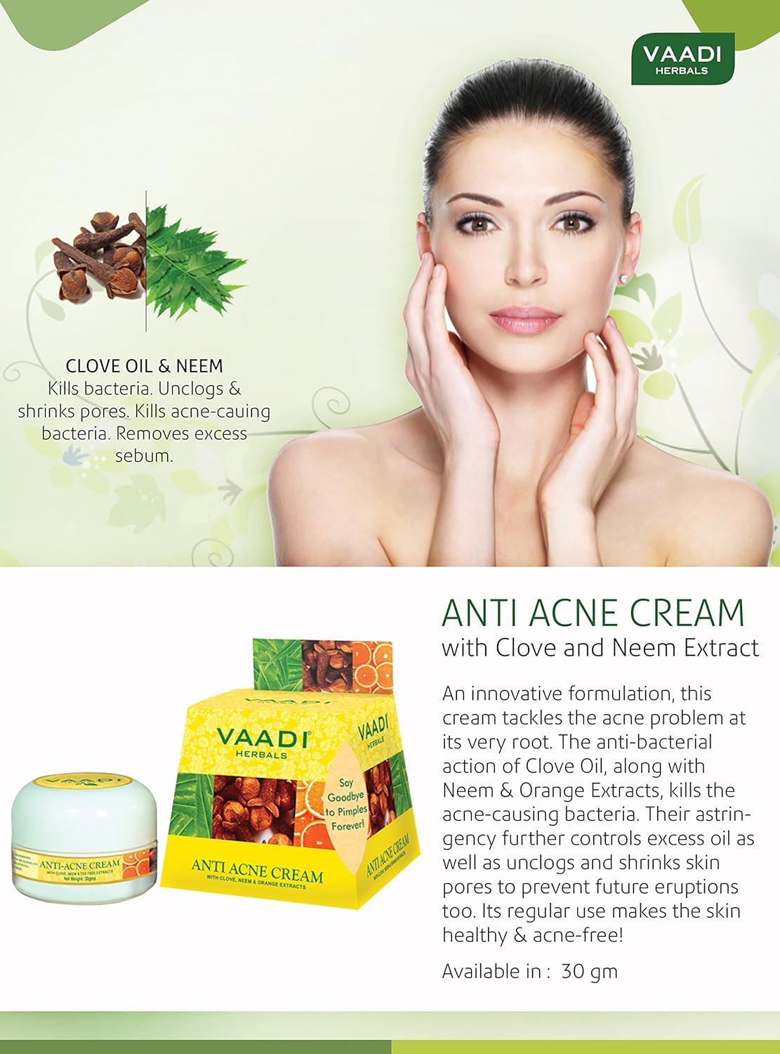 vaadi acne cream