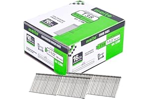 meite 16GT112L 16 Gauge 1-1/2-Inch Leg Galvanized Finish Nails or Brad Nails 2500 Pieces/Box (1 Box)