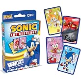 Waddingtons Number 1 Sonic the Hedgehog WHOT! Travel Card Game, Play with Knuckles, Tails, Shadow, Doctor Eggman from the Popular Sega Video Game, Great Gift for Ages 5 Plus