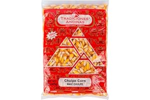 Tradiciones Andinas Chulpe Corn 15 oz - Maiz Chulpe Peruano, Dried Corn For Toasting, Peruvian Whole Kernel, Maiz Peruano Para Tostar, Productos Peruanos, Bag Groceries Products