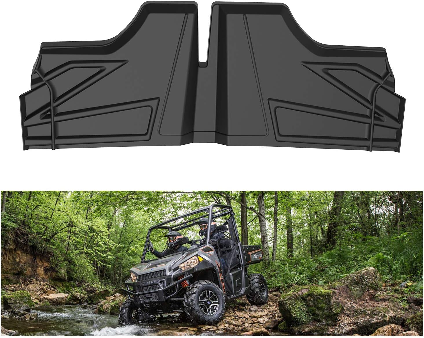 UTV Front Floor Mats,A&UTV PRO Front Row Floor Liners for 20132020 Polaris Ranger