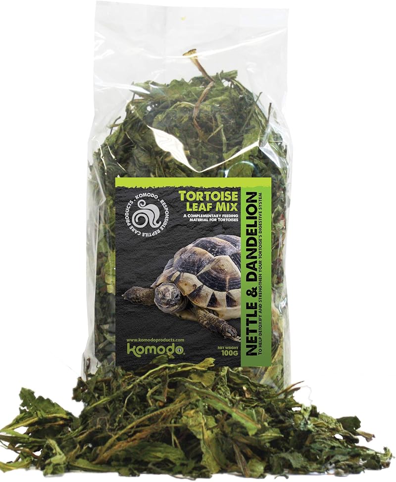 Komodo Tortoise Leaf Mix Nutrient Rich Chews 100g