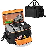 GRAOSO Camping Organizers and Storage, 4 Pcs Camping Packing Cubes with Carrying Bag for Easy Storage and Transport, 5-in-one Tactical Bag with Hard Bottom, Patented Design