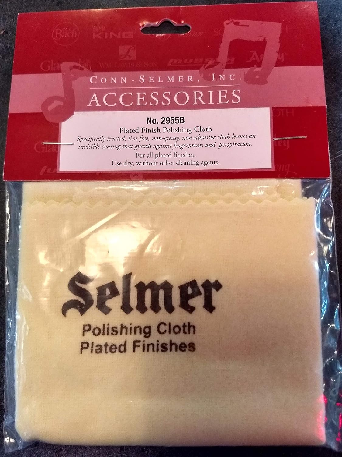 Selmer 2955 Polishing Cloth for Silver Plated Finishes Amazon.co.uk