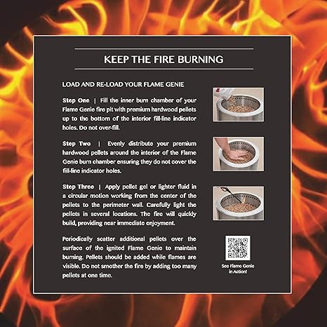 Flame Genie Fg 19 Flame Genie Inferno R Wood Pellet Fire Pit