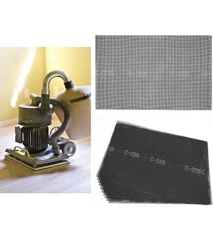 Made In USA 8 X 20-1/8 Inch Floor Drum Sander Sandpaper Sheets – Aluminum Oxide