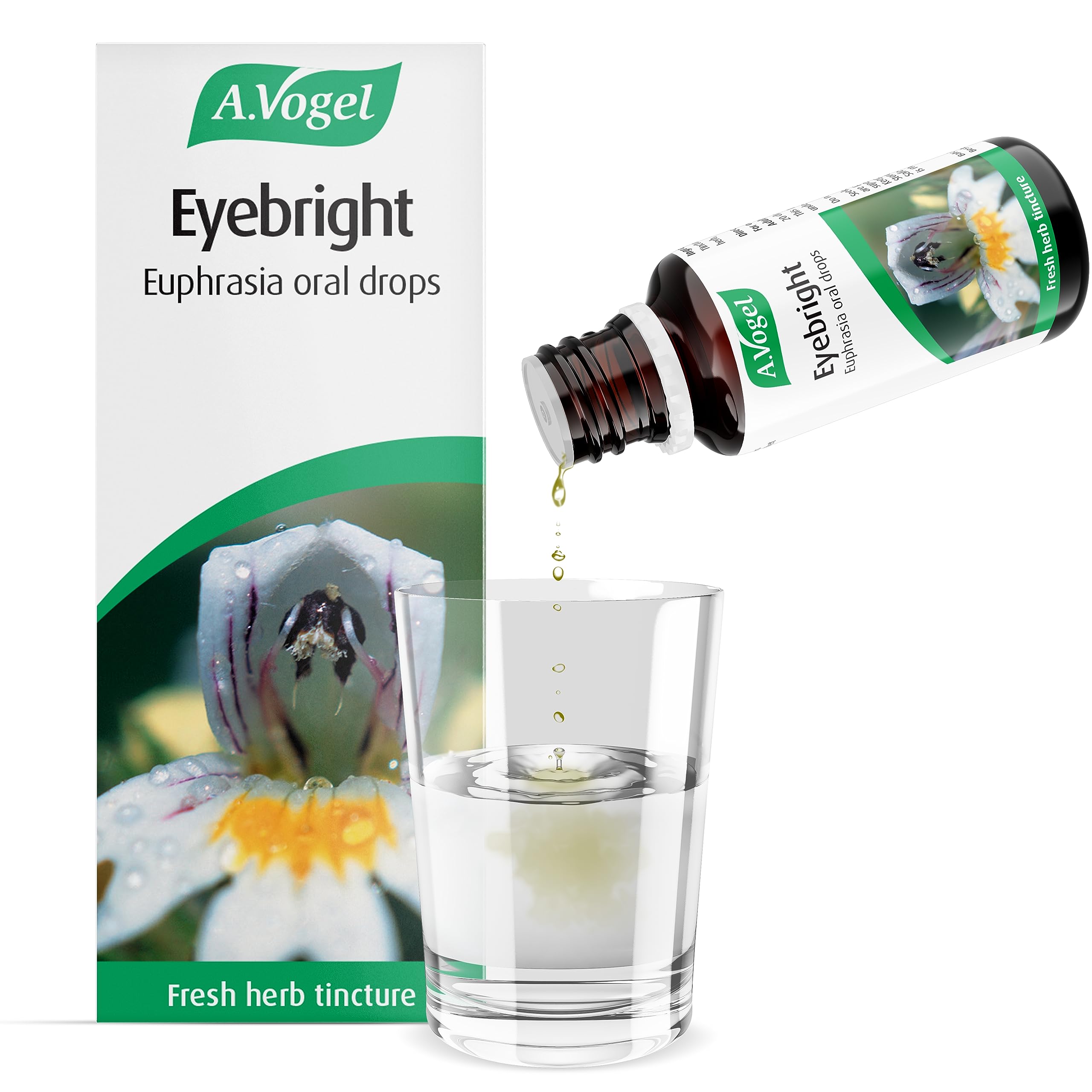 A.Vogel Eyebright Euphrasia Drops | Extract of Fresh Euphrasia Officinalis | Herbal Food Supplement | Suitable for Vegans | 50ml