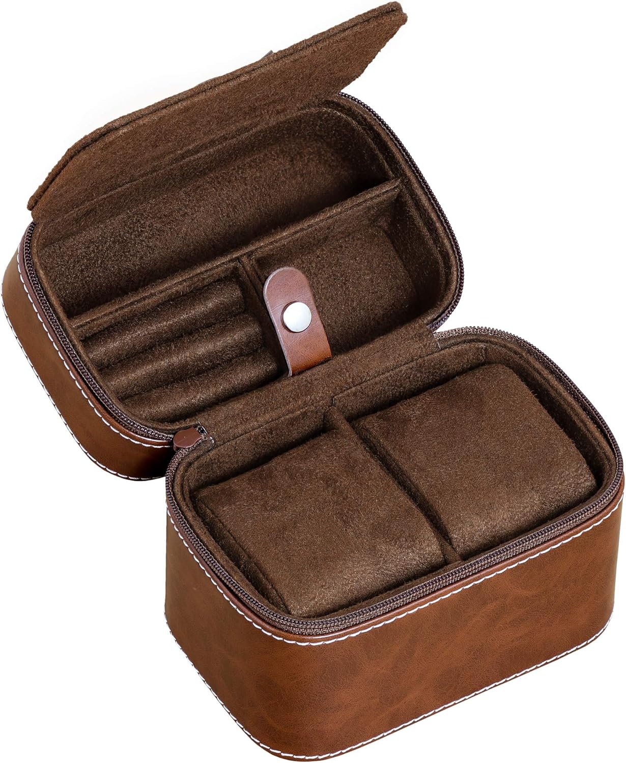 Double Watch Travel Case Storage Organizer for 2 Watches Tough