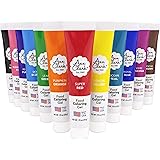 Ann Clark Professional-Grade Food Coloring Gel Made in USA, 12-Pack