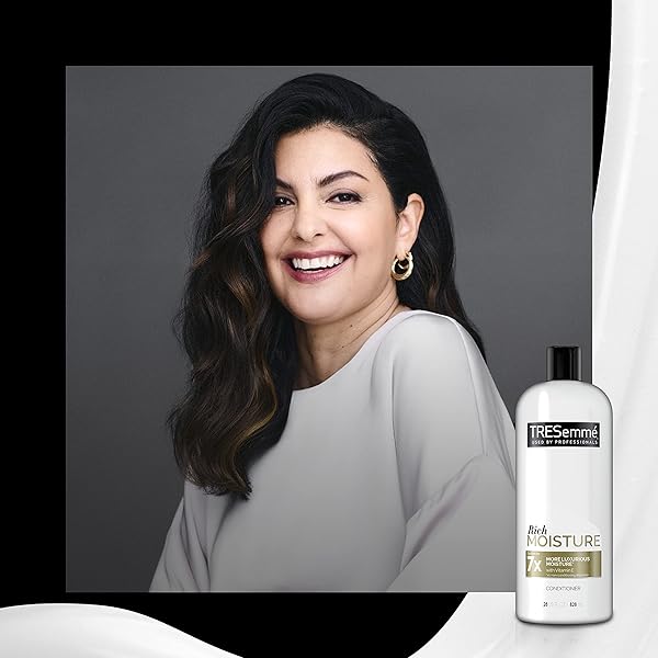 TRESEMMÉ RICH MOISTURE CONDITIONER FOR DRY HAIR RICH MOISTURE HYDRATING CONDITIONER FORMULATED WITH VITAMIN E AND BIOTIN 28 OZ