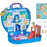 My Little Pony Mini World Magic Compact Creation Critter Corner Toy, Buildable Playset with Hitch Trailblazer Pony for Kids Ages 5 and Up