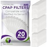 CPAP Filter Kit - Compatible with ResMed Airsense 11 - Made in The USA | 20 Pack Reusable CPAP Filters