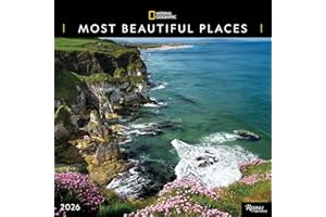 National Geographic: Most Beautiful Places 2026 Wall Calendar