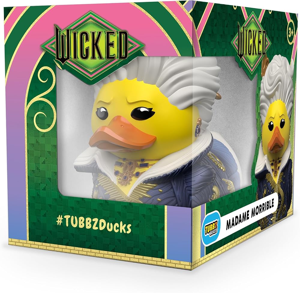 TUBBZ Wicked Madame Morrible Rubber Duck Collectible Figure 9 cm