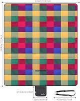 Vinsani Foldable Picnic Blanket 260 x 220 cm Anti Slip Waterproof Sand Proof view 3