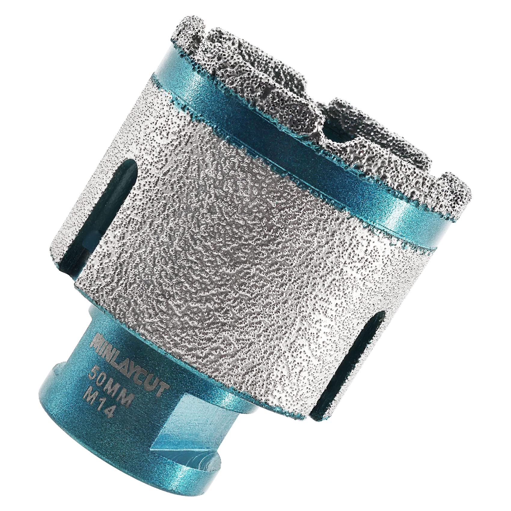 MINLAYCUT Diamond Finger Milling Bit 50mm Tile Drill Bit for Drilling Enlarging and Milling Holes in Porcelain Tile Ceramic Marble Granite