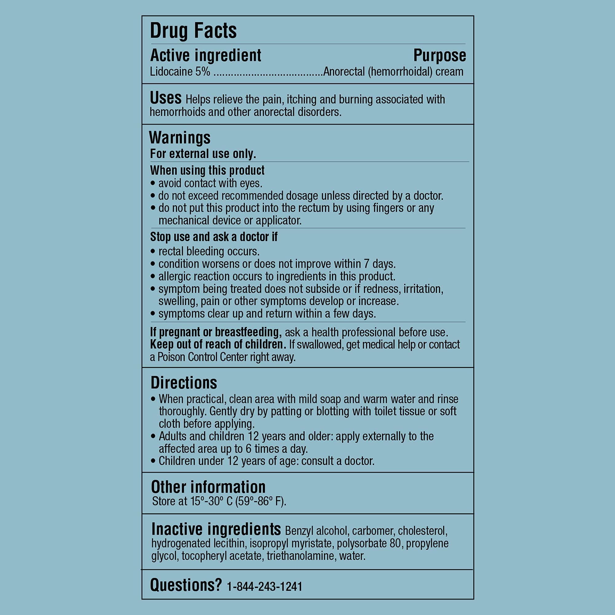 Curist 5% Lidocaine Cream Maximum Strength Topical Pain Relief - 6 oz (170 g) XL Tube - Numb Quickly & Effectively Numbing Formulation - (1 Pack - 6 oz Tube)