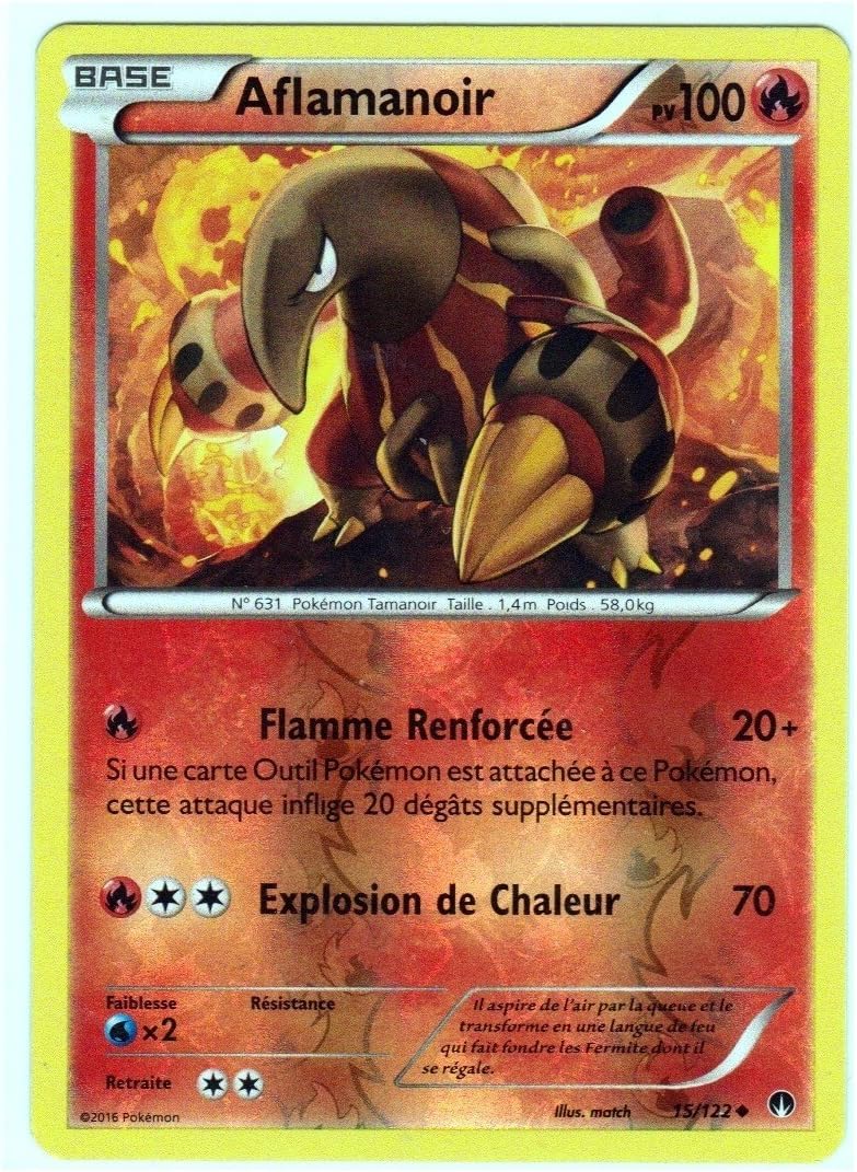 Pokemon Individual Cards Xy9 Rupture Turbo Aflamanoir Reverse Carte Pokemon Neuve Francaise 15 122 Woodland Resort Com