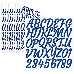 Llewyn 380 Pieces 10 Sheets Letter Stickers,Self