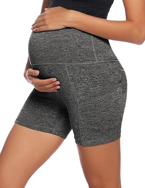 Amazon.com: Pantalones cortos de maternidad para yoga ...