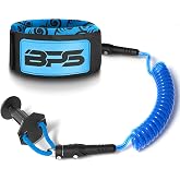 BPS New Zealand &lsquo;Storm&rsquo; PRO Bodyboard Leash &ndash; Wrist Boogie Board Leashes Premium Coiled Leash with Plug