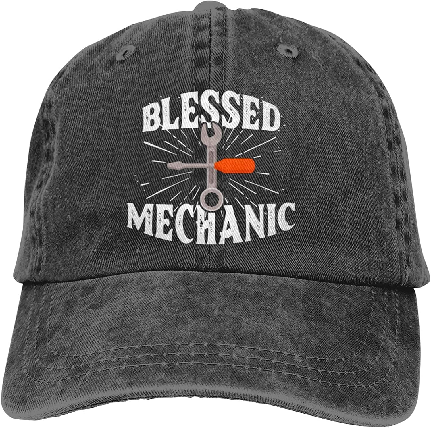 DUYIFEI Baseball Caps Blessed Mechanic Baseball Caps Adult Adjustable