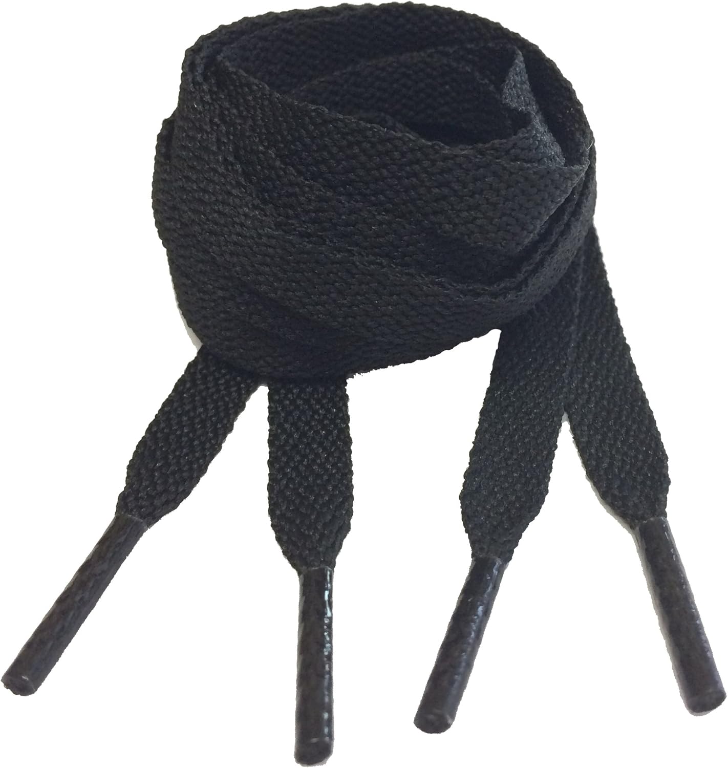 Big Laces 10mm wide Flat Black Shoelaces Amazon.co.uk Shoes & Bags