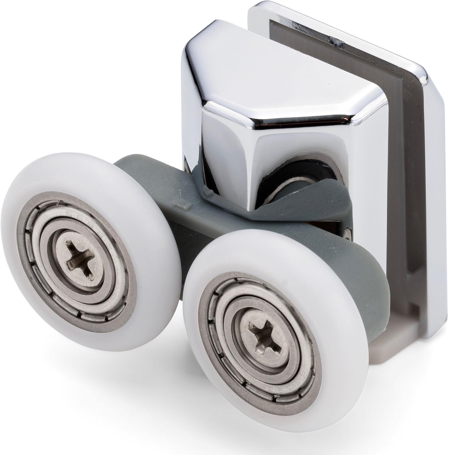 Showerpart Twin Double Bottom Sliding Shower Door Rollers Runners 23mm Wheel Diameter Las1 Shower Doors Rollers Chromed Plastic Swivel Action Wheel Thickness 5 8mm Shower Door Replacement Parts 1x Amazon Co Uk Kitchen Home