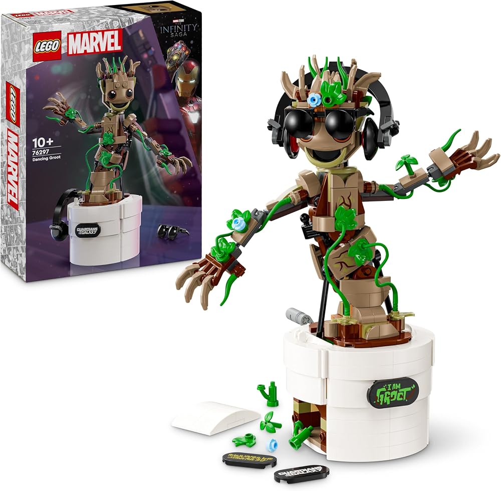 LEGO Marvel Dancing Groot Buildable Animated Toy 76297 Guardians of the Galaxy