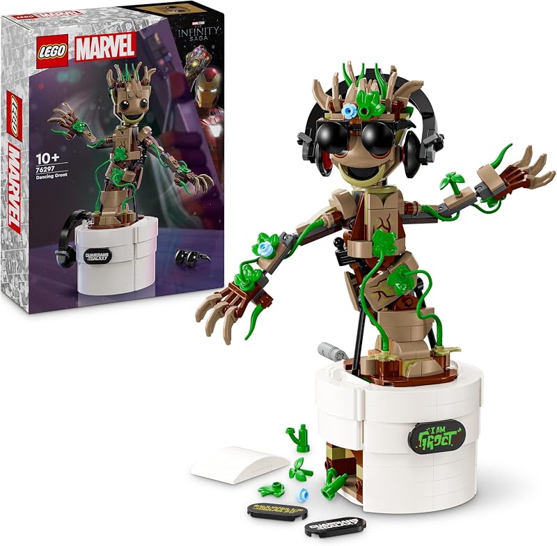 LEGO Marvel Dancing Groot Buildable Animated Toy 76297 Guardians of the Galaxy