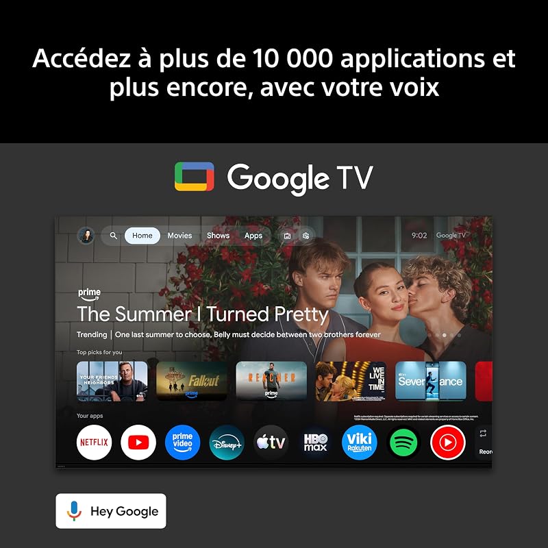 BRAVIA 2ⅡTV 50 Pouces; Smart TV 4K (Google TV); processeur X1; Conversion ascendante 4K; Compatible Dolby Atmos et DTS:X; Compatible PS5; modèle 50S25M2; année 2026 — photo 4 sur 8