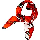 VIVIAN & VINCENT Pure Mulberry Silk Scarf for women Square Neck Scarfs 21" x 21" Lightweight Neckerchief Gift Packed