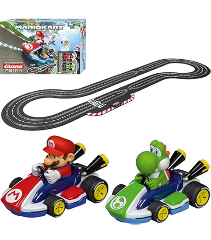 Amazon.com: Carrera 27730 Mario Kart Yoshi 1:32 Scale Analog