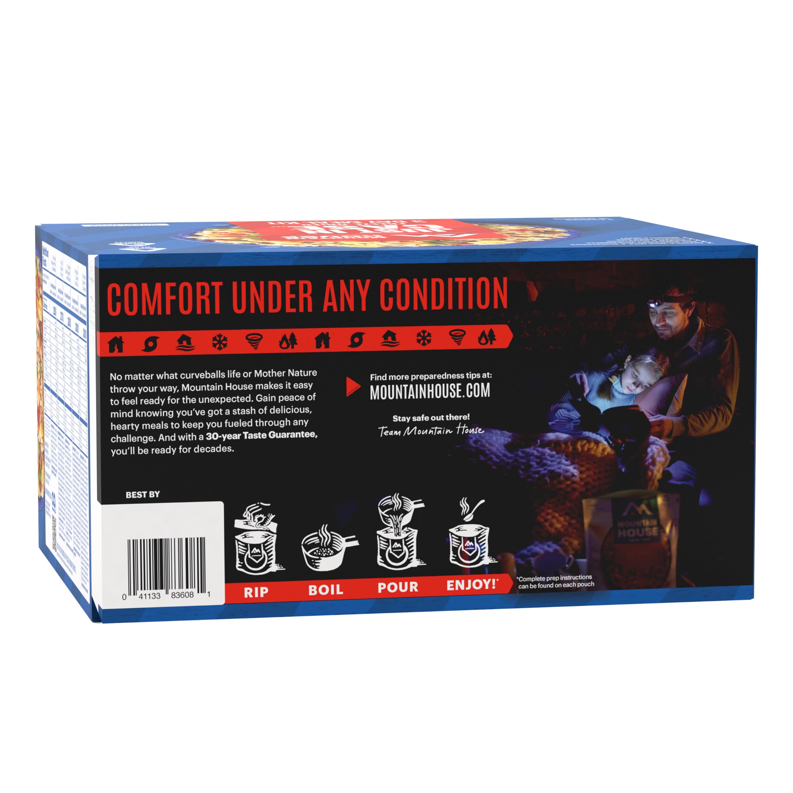 Mountain House 3-Day Emergency Food Supply | Freeze Dried Survival & Emergency Food | 18 Servings