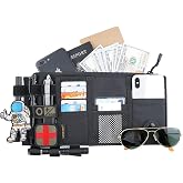 VIPERADE Tactical Car Visor Organizer, MOLLE Storage Pouch, Black