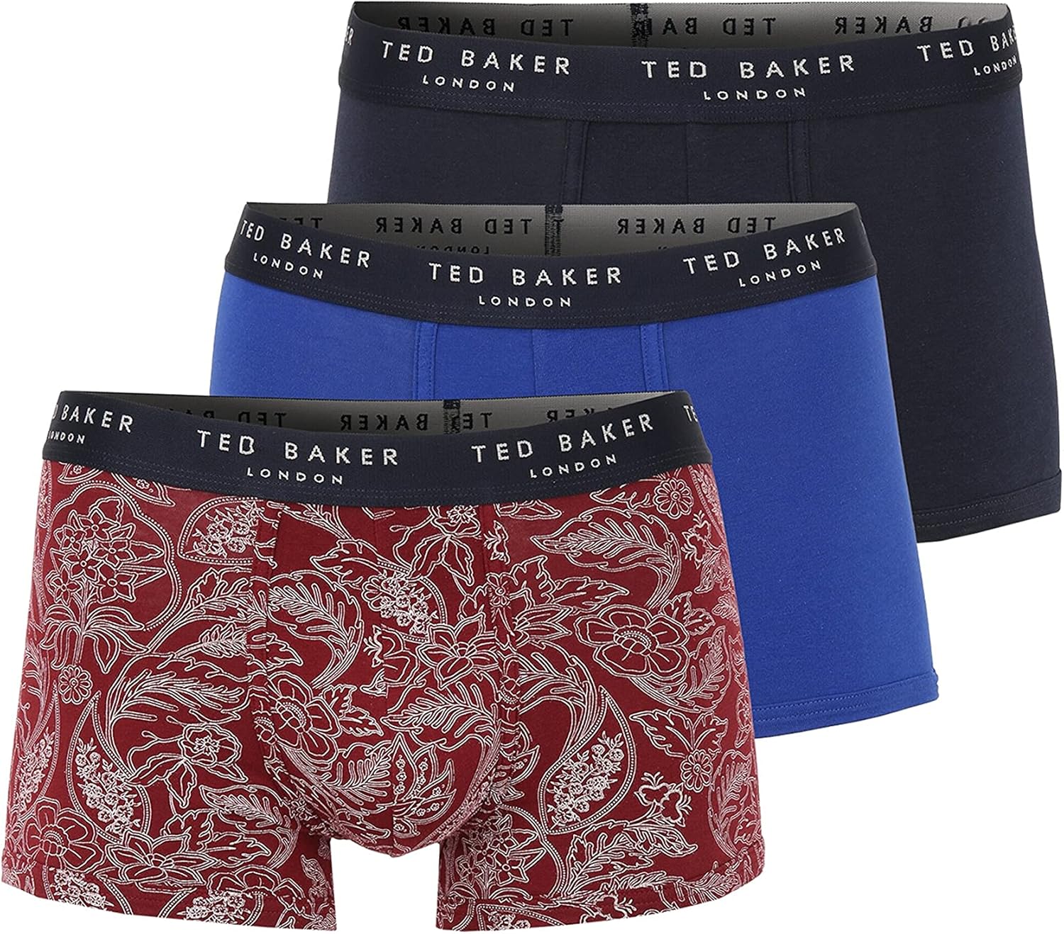 TED BAKER Underwear Men's Boxer Briefs (Pack of 3) Amazon.co.uk Clothing