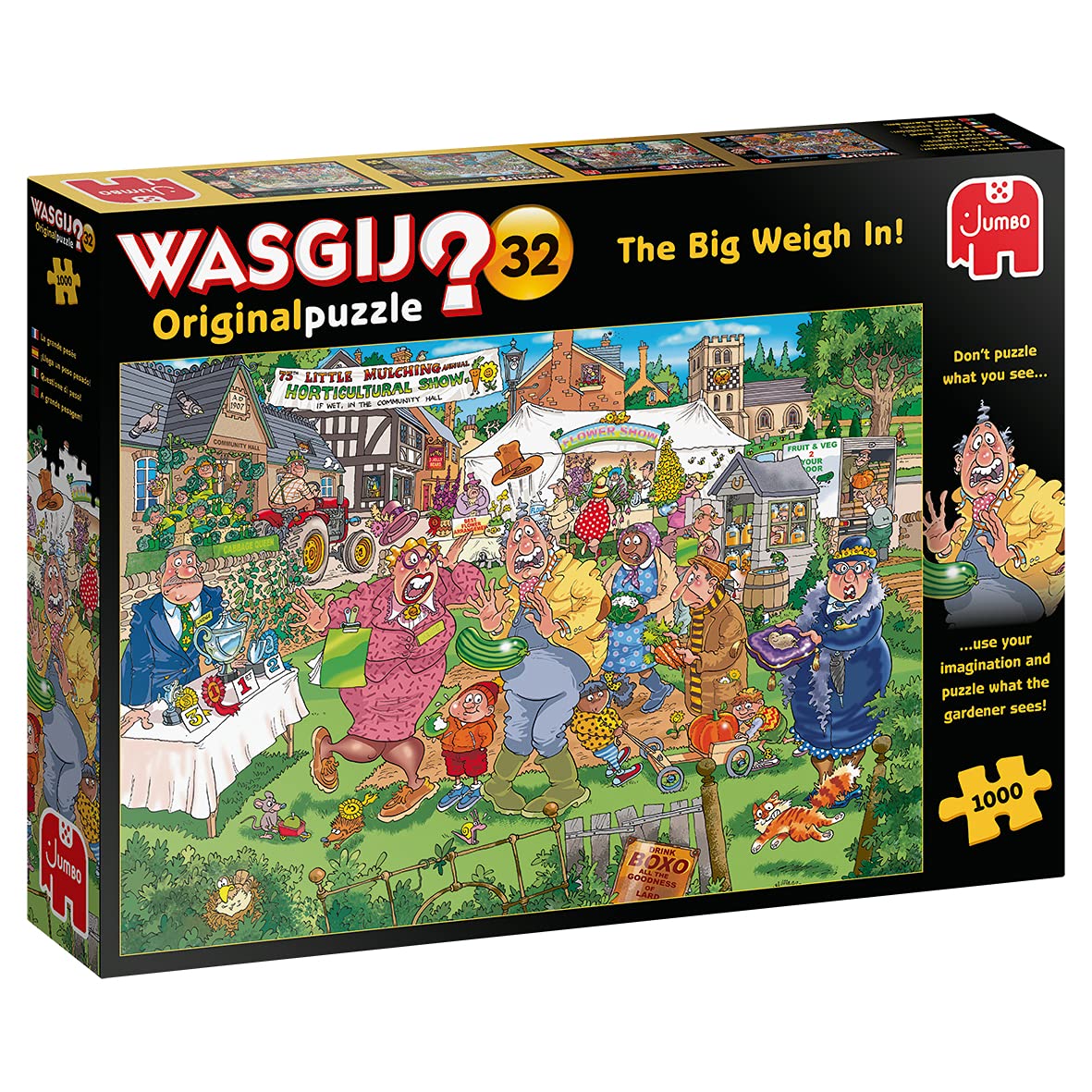 Jumbo, Wasgij, Original 32 - The Big Weigh In!, Jigsaw Puzzles Adults, 1,000 Piece