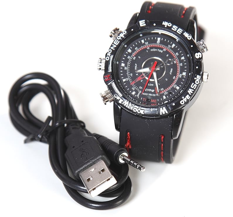 Hd 4gb Spycam Armbanduhr Uhr Video 1280x960 Pixel Bilder 3264x2448 Pixel Dvr Camcorder Spion Spionage Spy Cam Hidden Amazon De Uhren